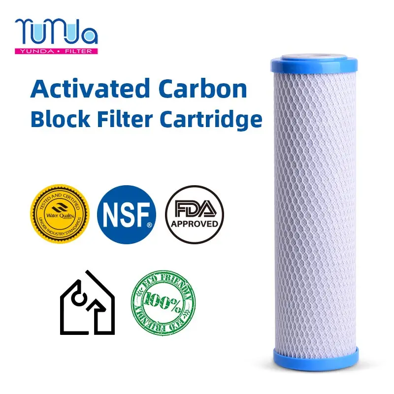 Activated Carbon Block Solid Carbon Chlorine Removal Cto Water Filter