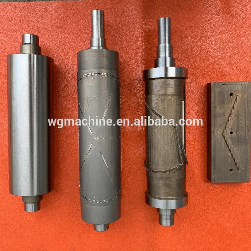 Can Machine 3ply Metal Wrought Iron Knurling Embossing Roller Die Mould