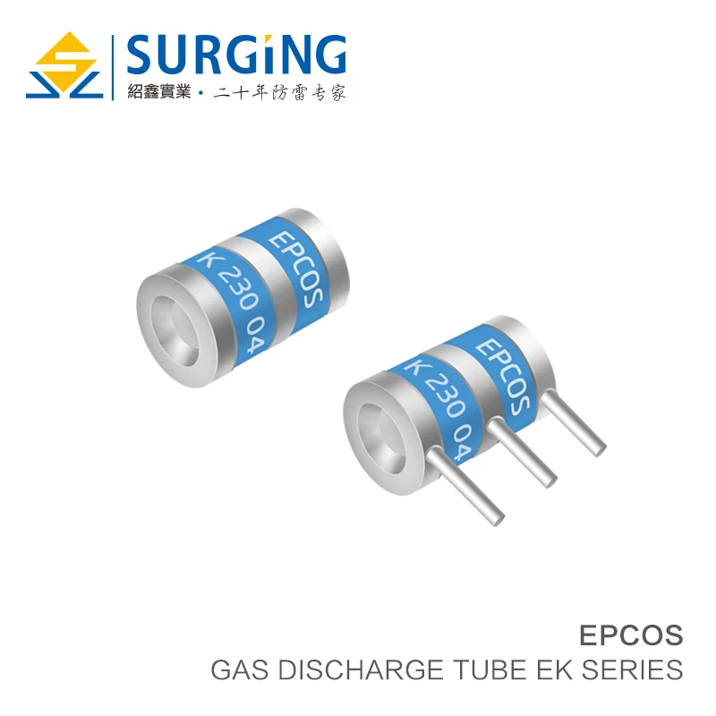Gas Discharge Tube Sxh81600x 2r600 600v 10ka 8*6mm For Gdt Surge