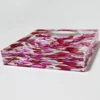 Colored acrylic square candy dish gift bowl nut bowl UV printing sugar picture 80*80*36mm size