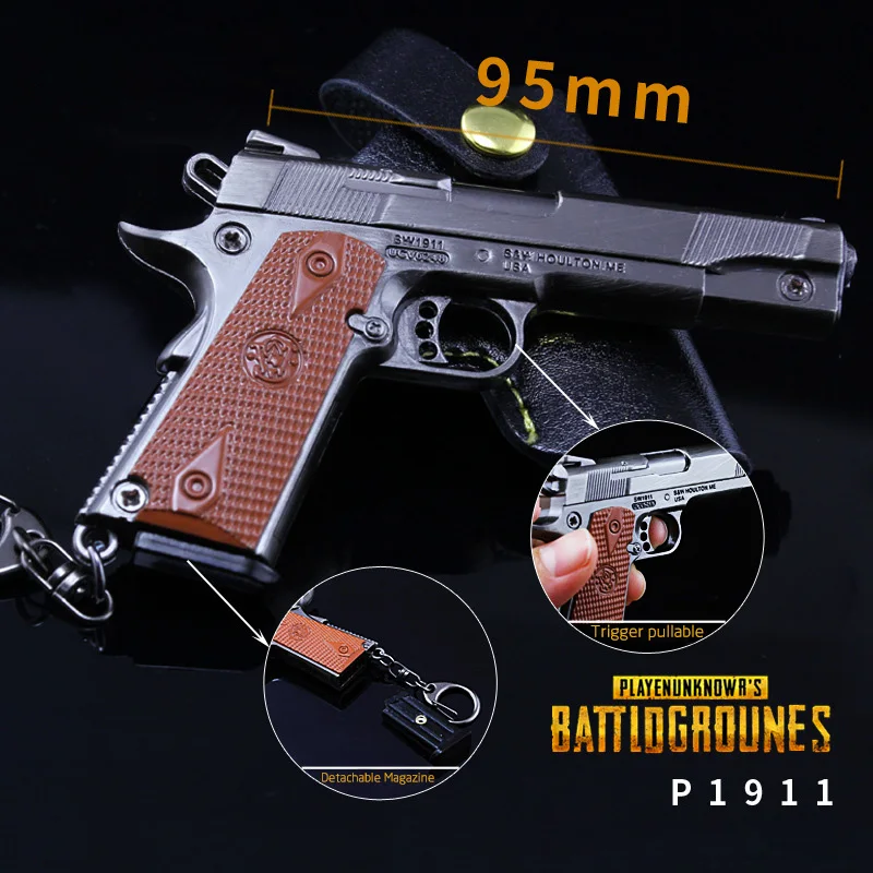 Wholesale M1911 Goat Guns Model 10cm Metal Alloy Empire Gun Model Metal