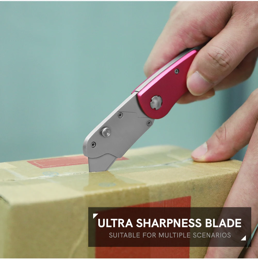 Stainless Steel Knife For Cutting Box Paper Survival Camping Tool Edc