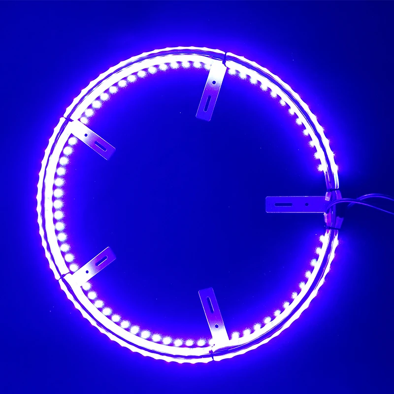 Factory Wholesale Price 4pc IP68 Waterproof RGB Brightest Ring Led Car Wheel Lights