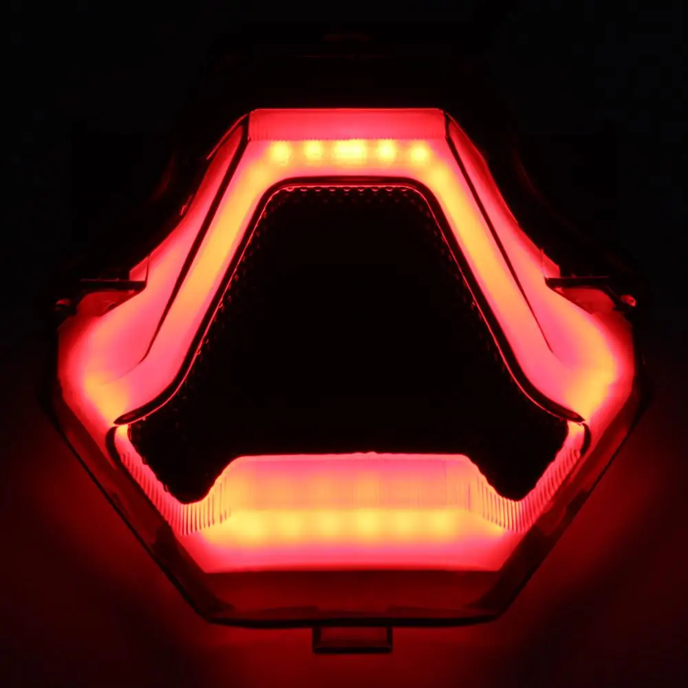 Motorcycle LED Taillight Brake Rear Turn Signal Indicator Lamp Tail Light For Yamaha YZF R3 R25 Y15ZR MT07 FZ07 LC150 MT-07 YZ-F