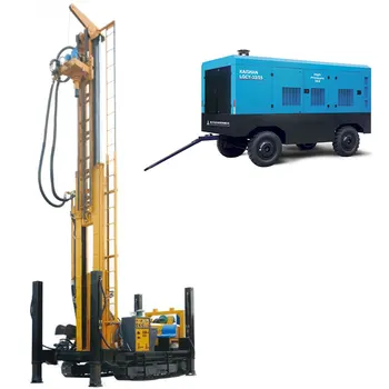 300 m Crawler Portable Drilling 