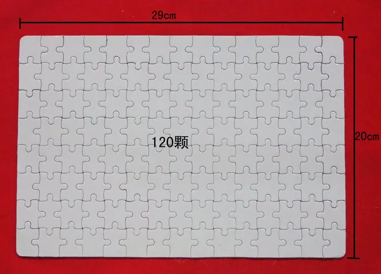 120pc Diy Personalized Sublimation Custom Pattern 20*29cm Blank