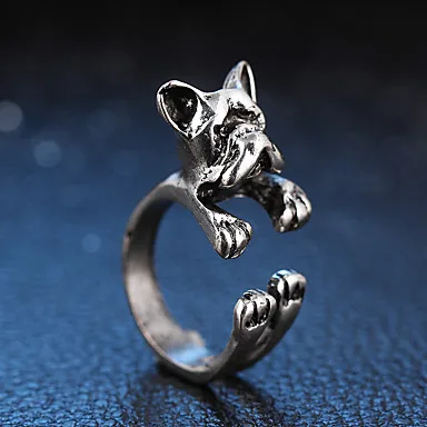 jewelrox合金可调整大小的开放式狗环