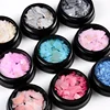 New arriving multi colors beautiful bling natural crush nail shell slice for nail art decoration