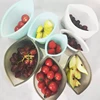 3 pcs set zip top silicone vacuum reusable bag silicone ziplock food storage bowl set