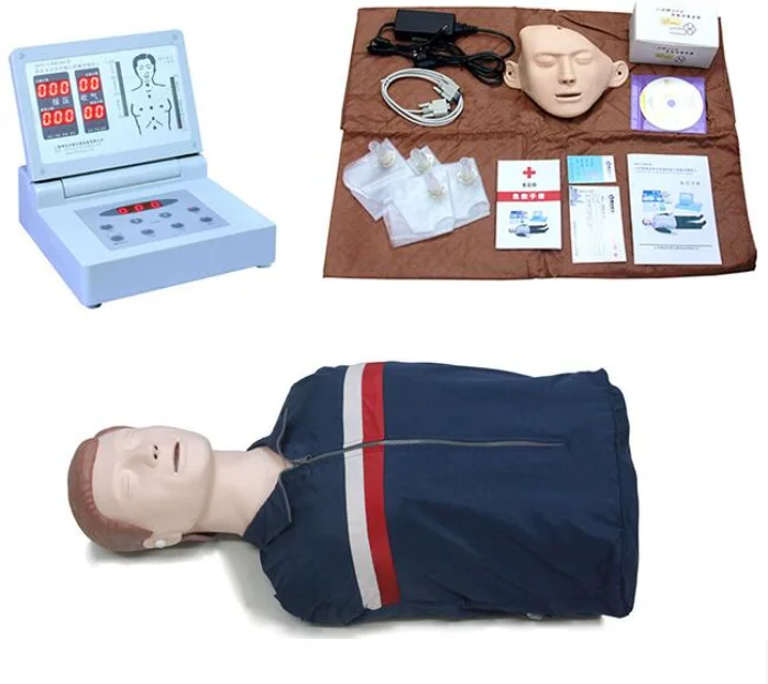 Human Electronic Half Body Full Body Cpr Training Manikin Models For