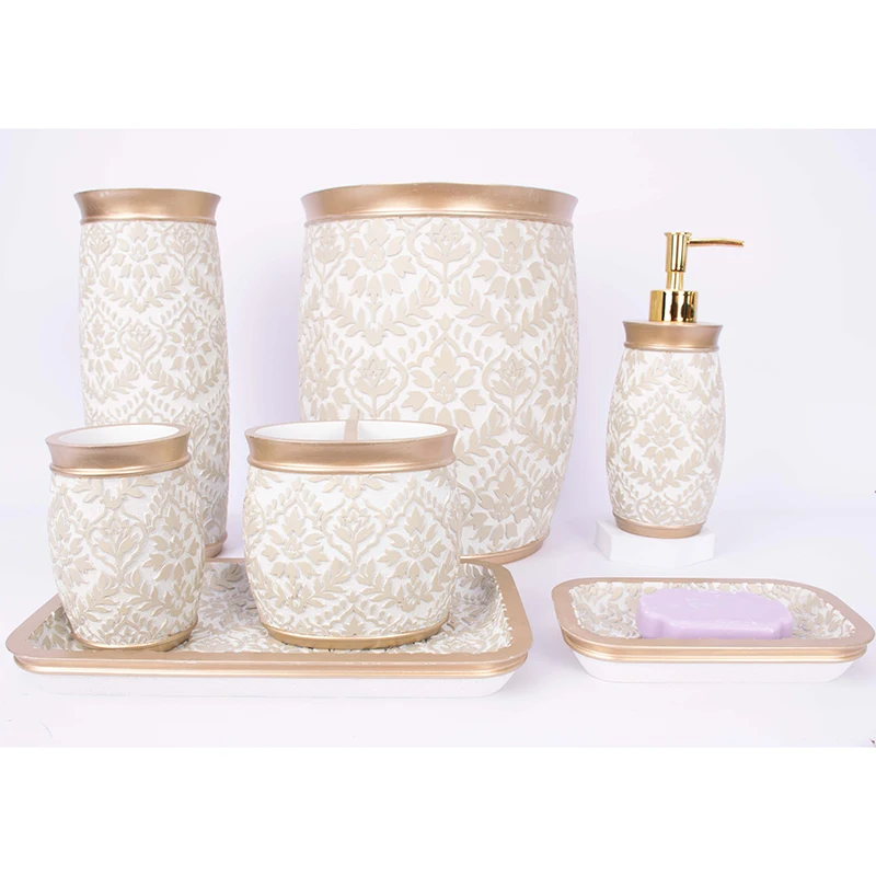 Hotel Bathroom 6pieces Set Luxury Household Product Home Decoration