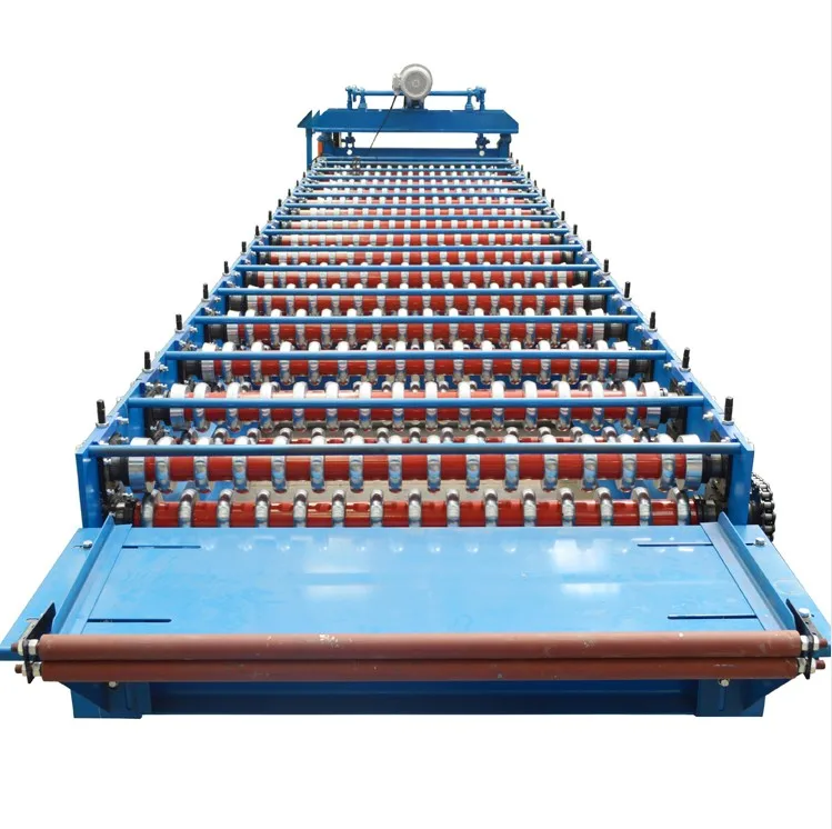corrugated and trapezoid roof and wall sheet making machine