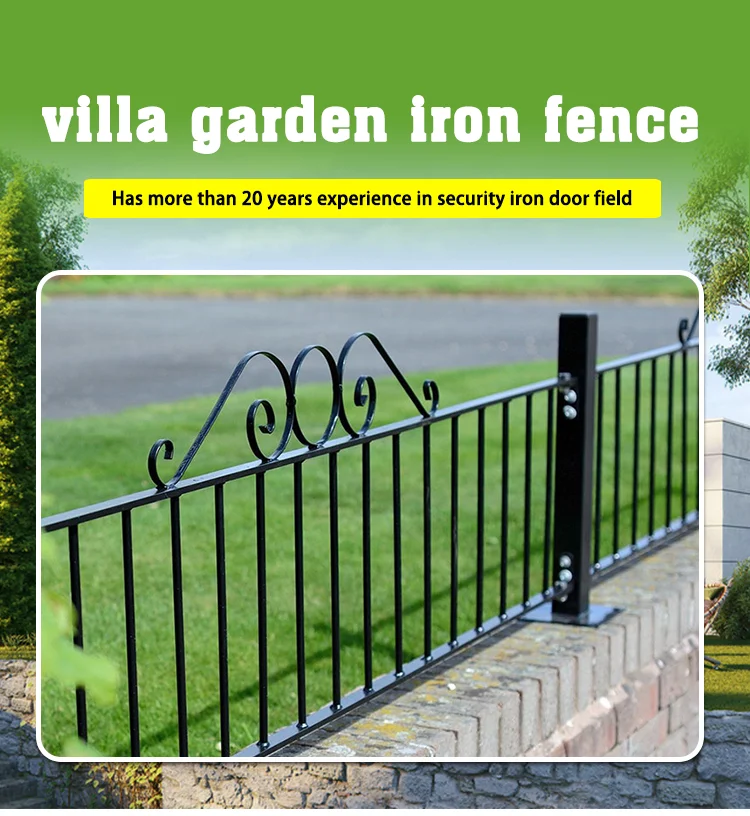 Customized Decorative Iron Fence Lowes Wrought Iron Railings Prefab