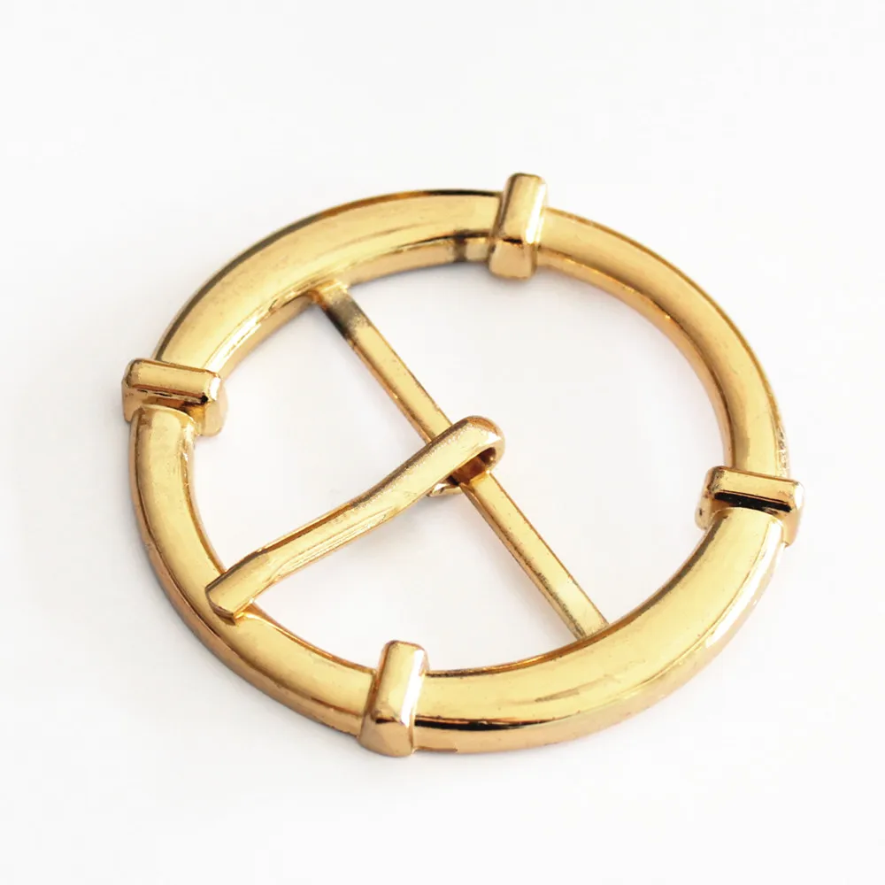 制造销售大尺寸纯金中条皮带扣女外套皮带扣