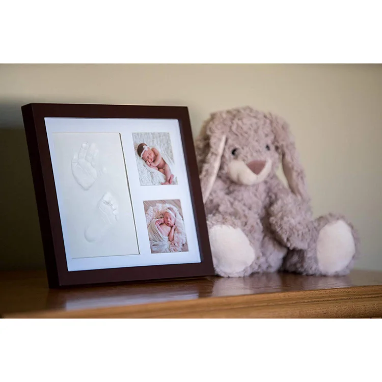 Original Design Baby Handprint Kit & Footprint Photo Frames as Baby Gift
