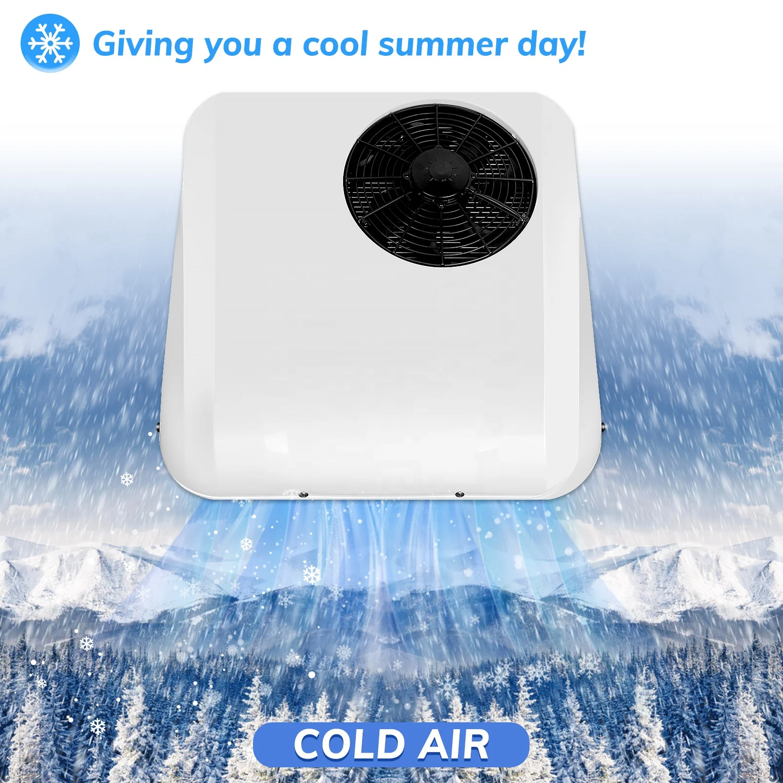 Universal 12v/24v Rvs Electric Air Conditioner Rooftop Air Conditioner Camper Air Conditioner Rv