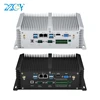 Fanless Industrial Computer Intel Core i5 i7 7200 8350U 7500U Mini PC Desktop 2*RJ45 6*RS232 2* RAM 2*SATA 1*mSATA GPIO GSM USB