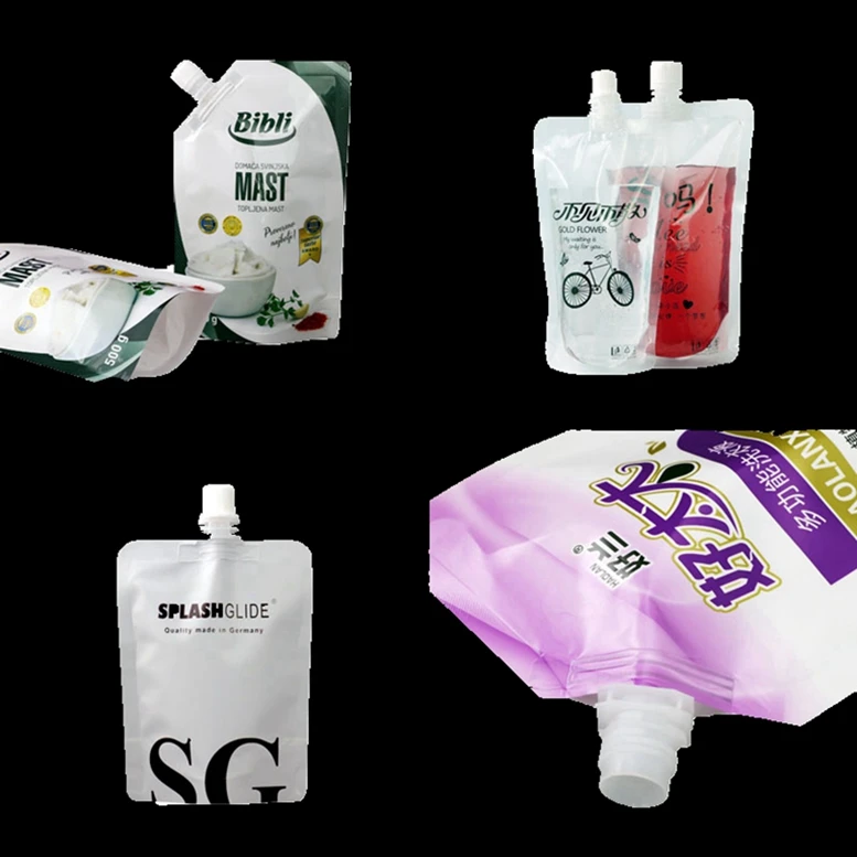 Biodegradable Custom Printed Foil Stand Waterproof Liquid Kraft Paper