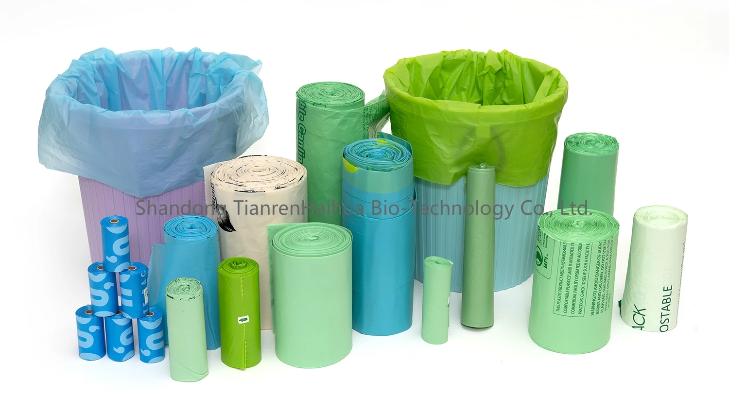 Eco Friendly Compostable Bin Bags 100 Biodegradable with AS4736 and