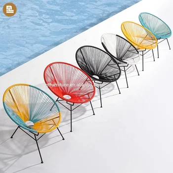 Outdoor Rattan Chair Metal Woven Acapulco Outdoor Rattan Chair Metal Woven