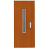Elevator manual door semi-automatic elevator door system walnut color