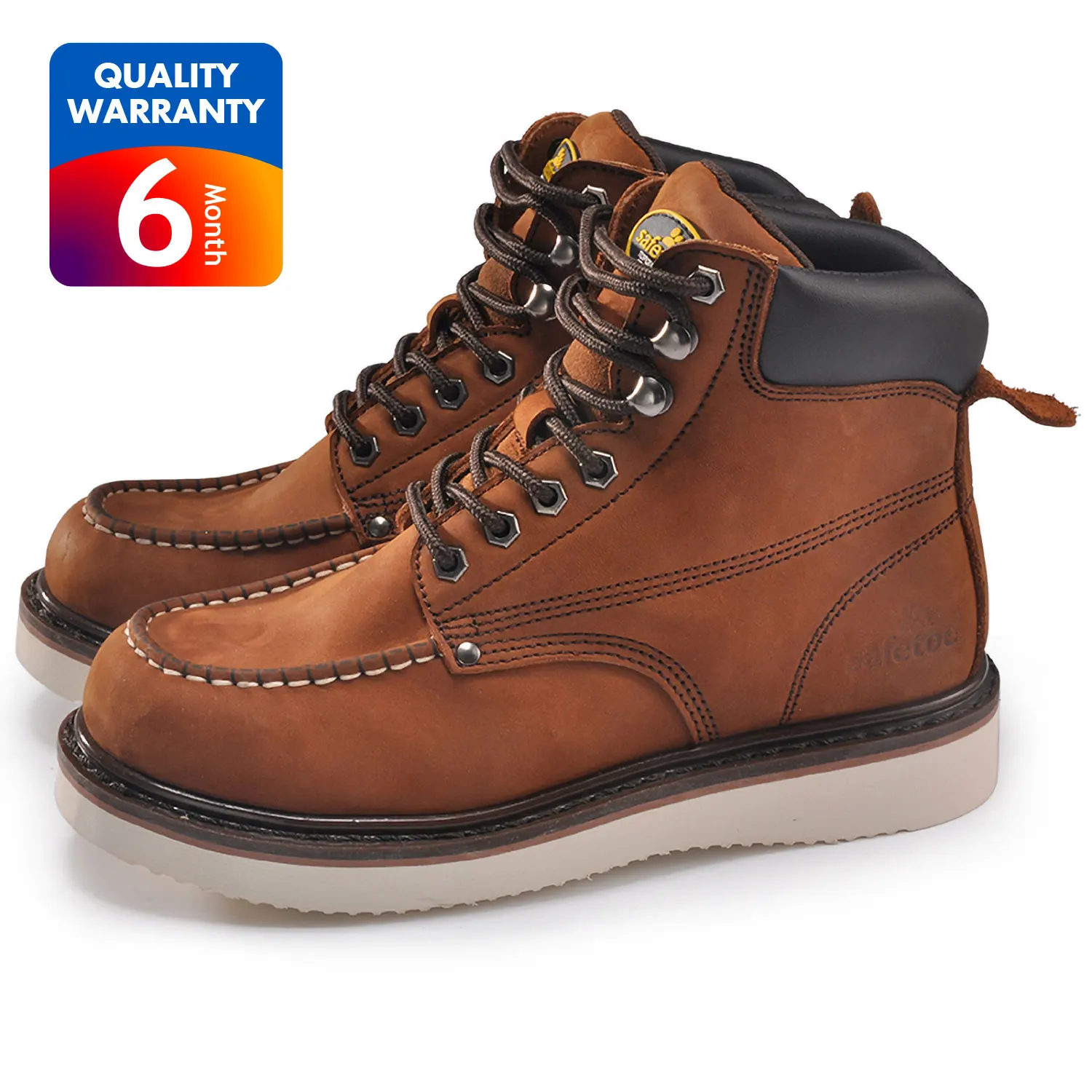 Goodyear Welted Safety Shoes Mens Work 
