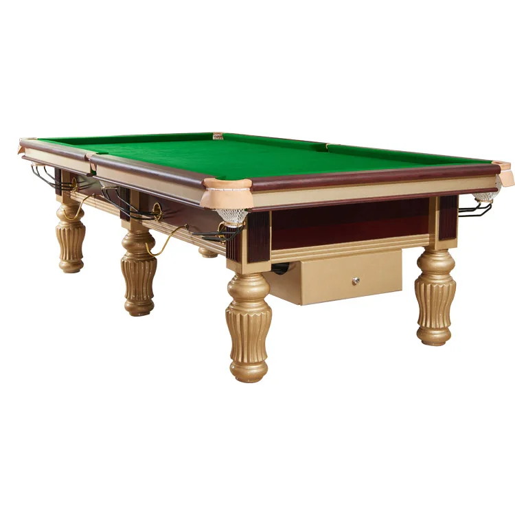 
Professional manufacturer Chinese style solid wood snooker billiard pool table 