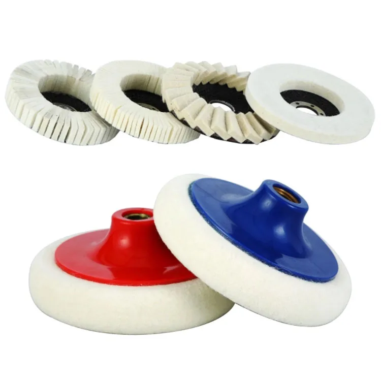 4inch Soft Felt Wool Buffing Felt Polishing Wheels Disc For Stainless