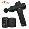 Muscle Massage Gun, Professional Handheld Vibration Massager Device with 5 Adjustable Speed, 4 Attachments