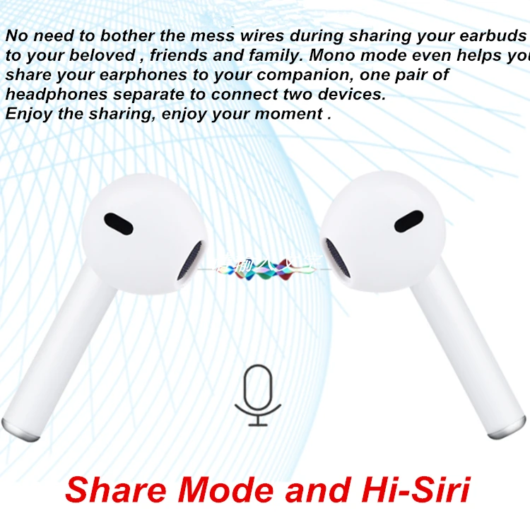 Yijiali Earphone Manufacturer High Quality Earbuds Cell Phone Headset TWS True 5.0 Wireless Headphones Bass - ANKUX.COM