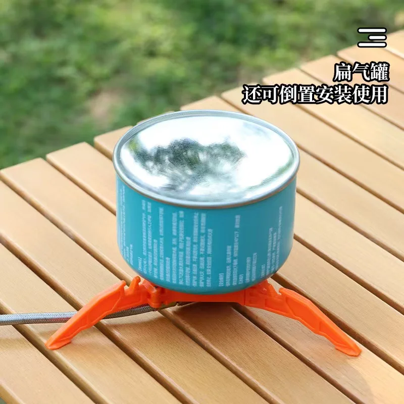 Gas Canister Stand, Foldable Gas Tank Bracket Outdoor Camping