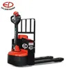 Robust chassis with reinforced fork-structure 1800kg electric pallet truck Lithium truck with backrest