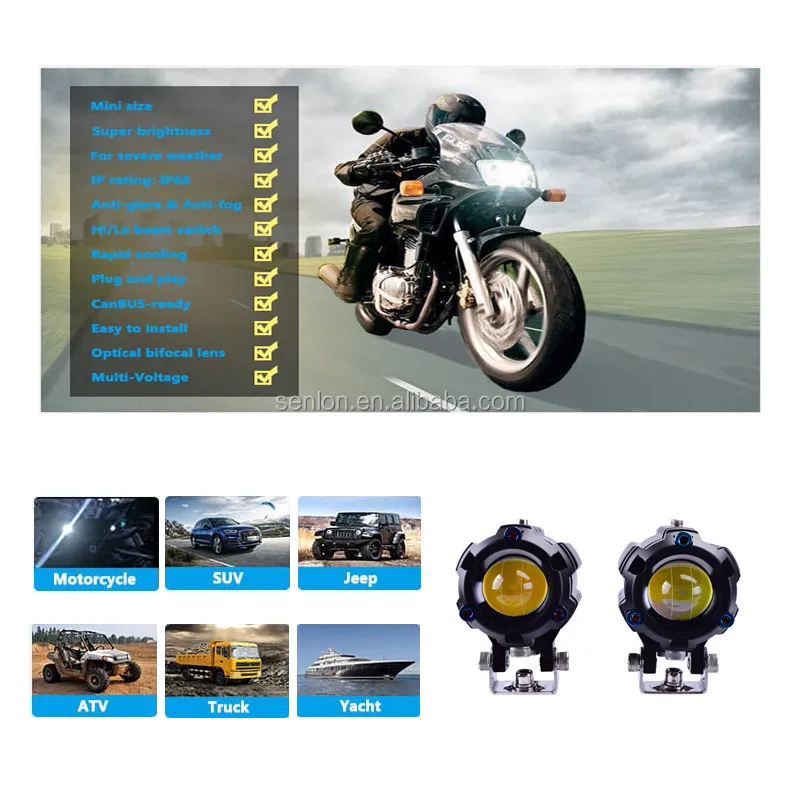 mini driving lights for motorcycles