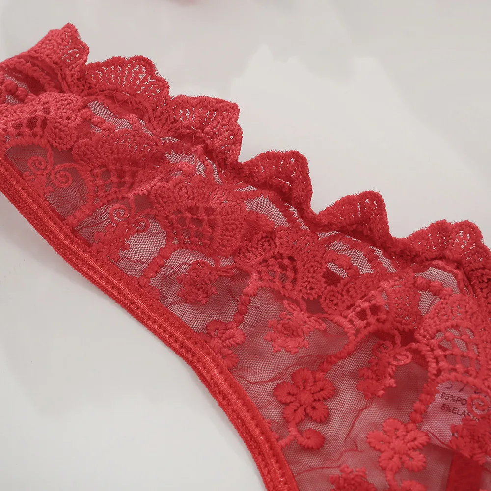 Women Sexy Lingerie Female Lace Bare Breasts Bodysuit Panties Sexy ...