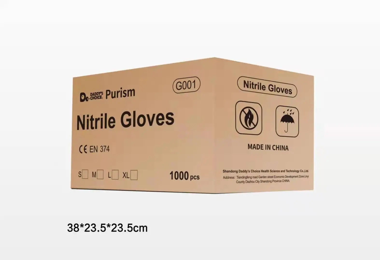 nitrile glove en374 ce certification purism household room