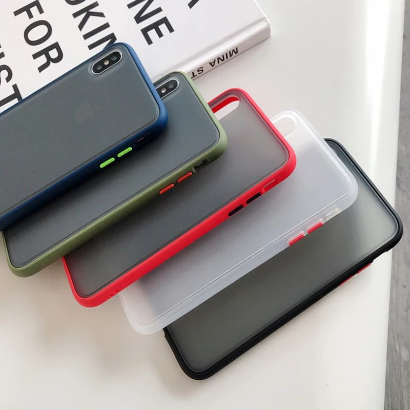 Mobile Covers for iPhone 11 Hard Case Double Colors Hard PC + TPU Soft Phone Bumper Case for iPhone 11 Hybrid Phone Case