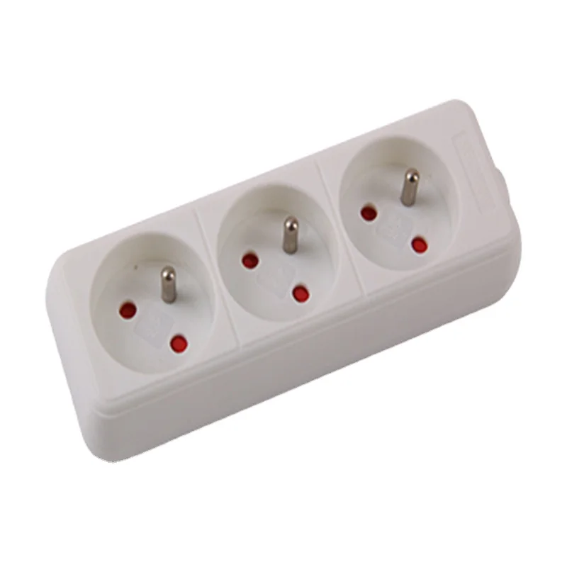 Best Price 3 Pin Universal Socket 3-way Plug /socke French Plug Socket ...