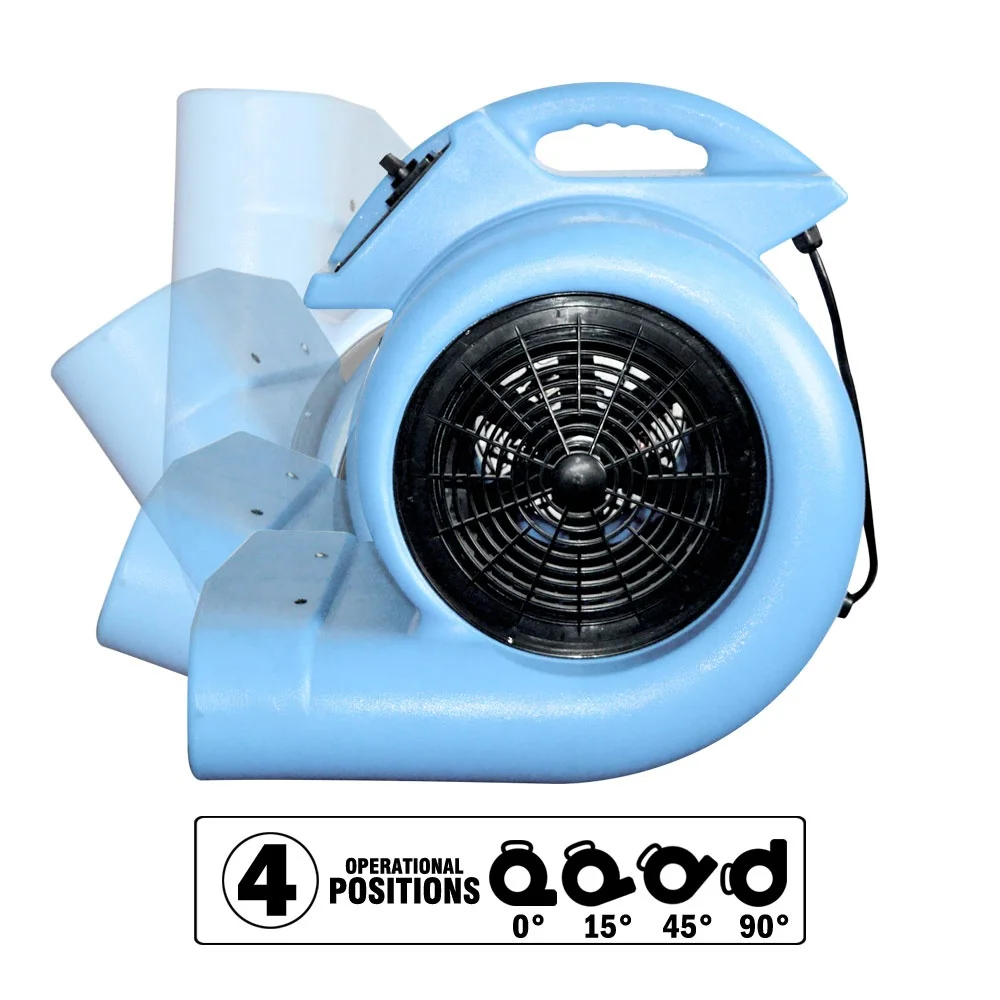 12 v 高功率迷你便携式蓝色鼓风机其他通风风扇轴向空气移动地毯干衣