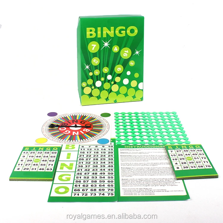 Cardboard Bingo Cards