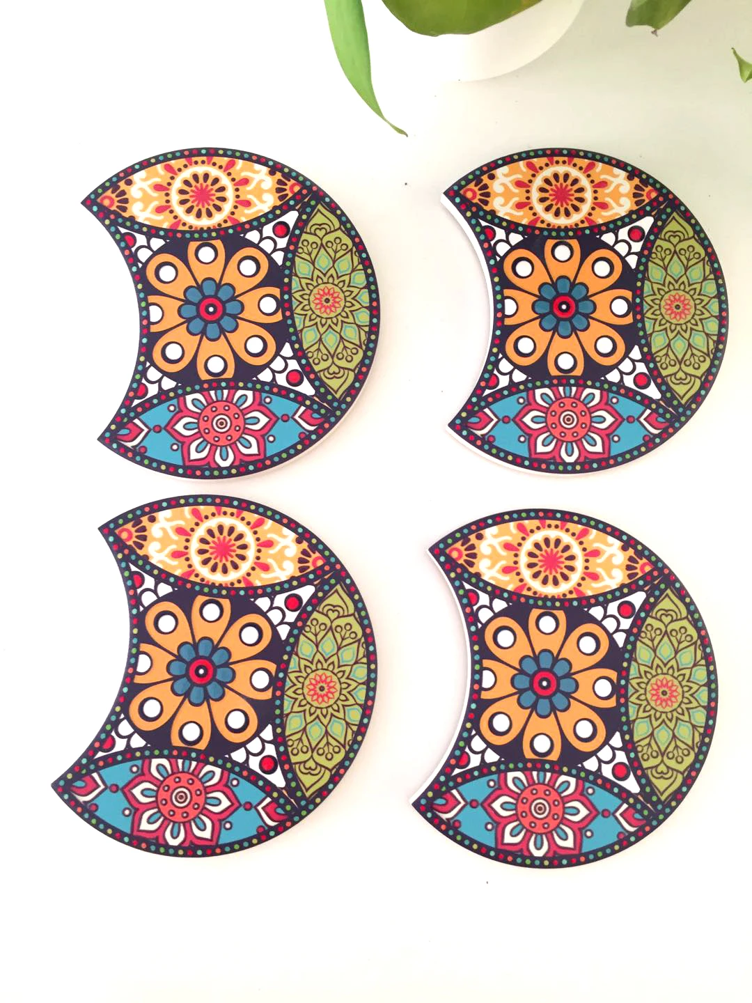 Hot Selling Custom Stone Ceramic Coaster Irregular Coaster For Ceramic