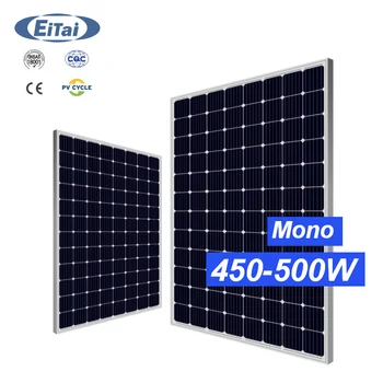 Eitai Cec Certificate Jinko Single 500w Solar Panel 400w 450w 500w Mono Solar Panel With Good Price View 500w Solar Panel Eitai Oem Product Details From Eitai Xiamen New Energy Technology Co Ltd