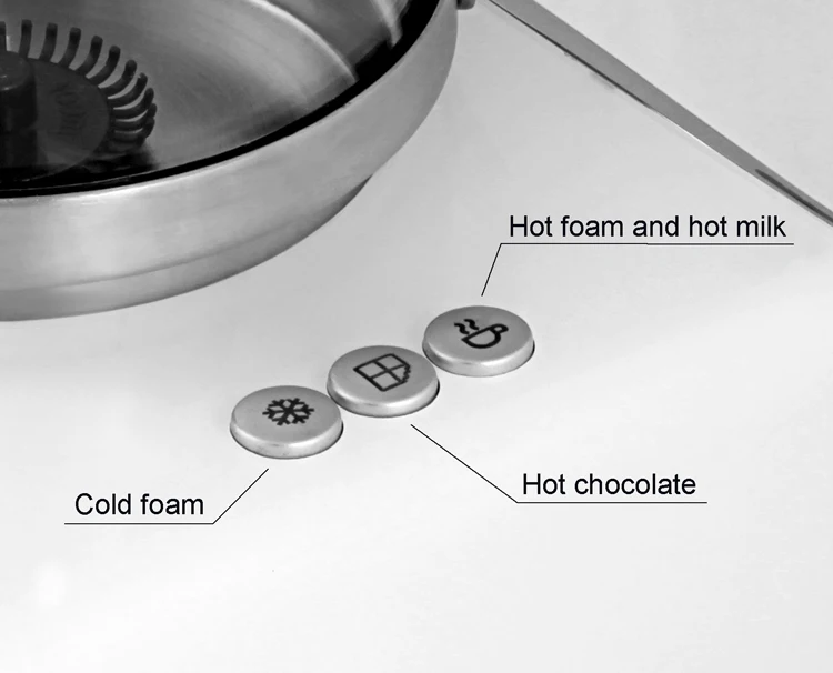 USA patent hot chocolate drinks machine with glass jug