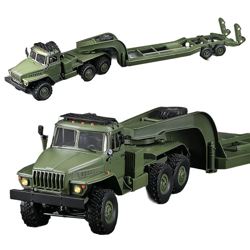 WPL B36-3 Ural 1/16 Scale RC Military Tractor Truck with LED