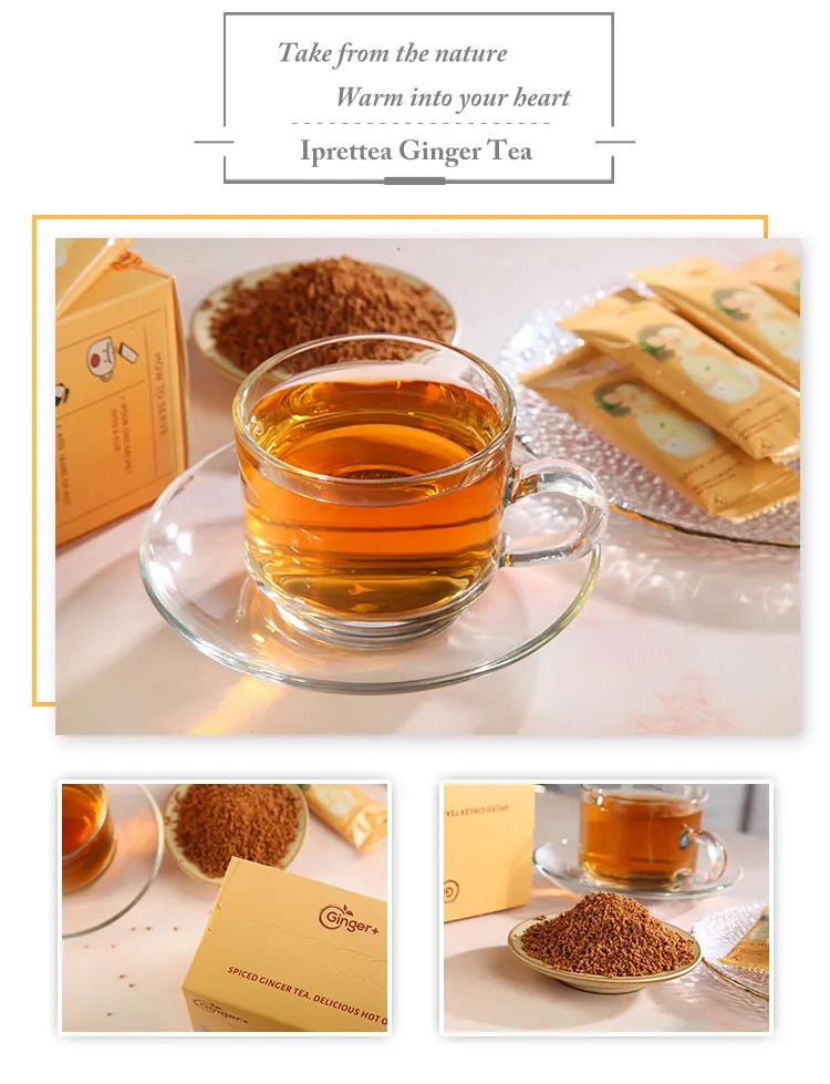 Chinese Herbal Drink Instant Ginseng Ginger Tea Drink For Health Care - 4uTea | 4uTea.com