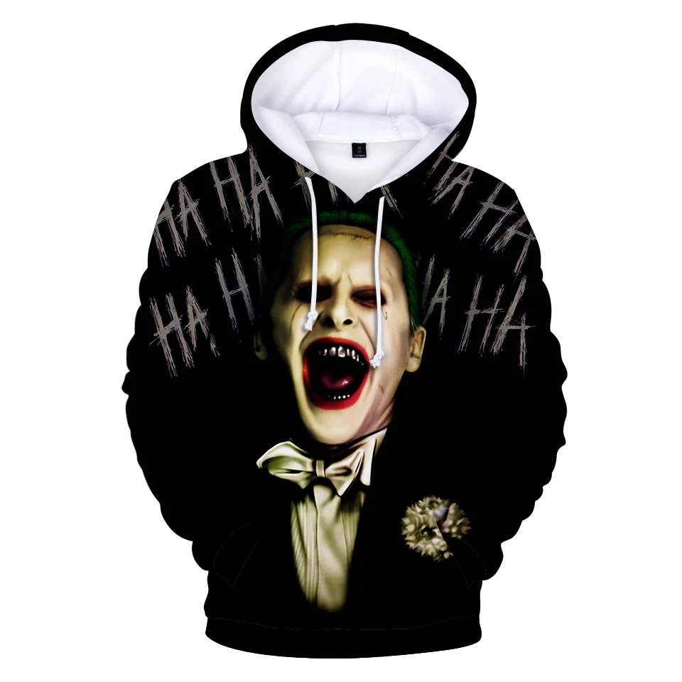 2019 Women 3D Hoodie Print Joker Sweatshirt Autumn Hoodies Hoody Pullover Tops 