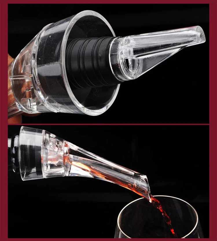 New Useful Quick Aerating Pourer  Decanter Wine Accessories Popular Wine  Bottle Pourer Spout Bar Accessories