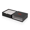 Sliding Luxury Black Custom Paper Drawer Jewelry Gift Box Packaging Handle