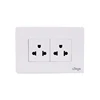 Cheap electrical 16A duplex US multiple plug wall power socket outlet