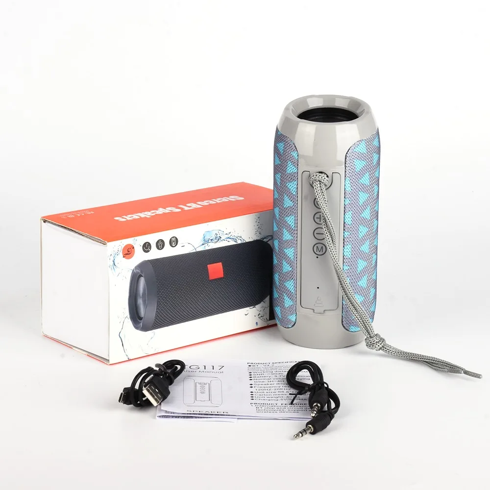 Portable Mini Tg 117 Wireless Blue tooth Speaker Outdoor Stereo Bass Usb tf fm Radio Audio Buy 