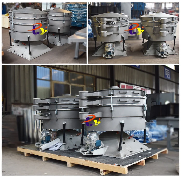 circular tumbler vibrating screen separator for Barite powder